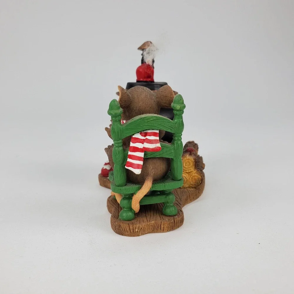 Charming Tails You Give Me A Warm‎ Feeling Mouse Stove Figurine Fitz and Floyd